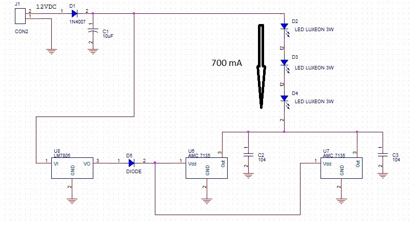 L7135 схема включения