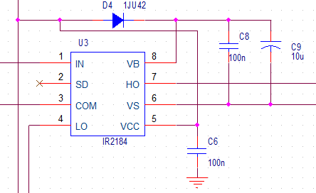 Ir2184s схема включения