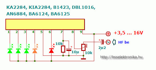 Ka2284 схема включения