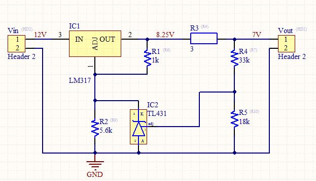 Tl431 схема включения с lm317